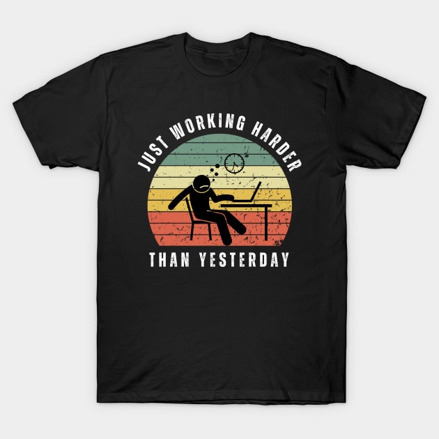 Lazy working from home - internet T-Shirt by ProLakeDesigns